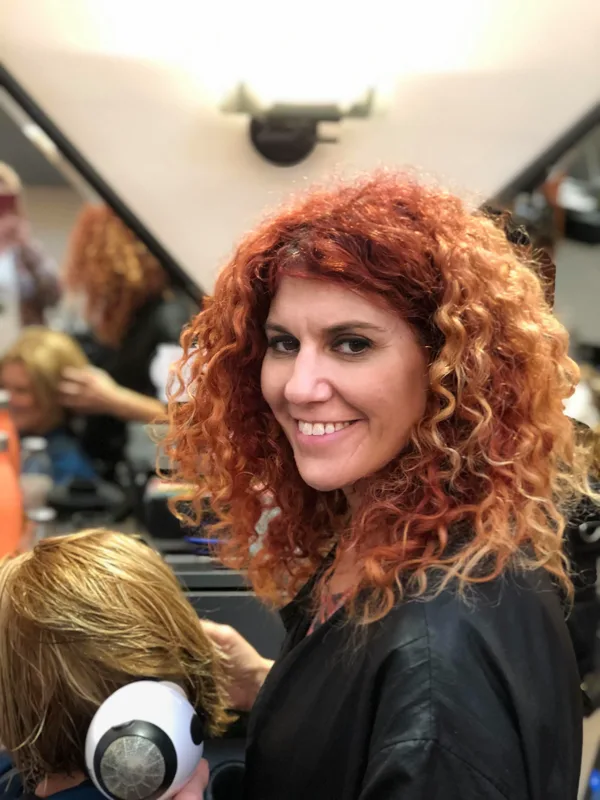 Kellee, stylist at 10 West Salon